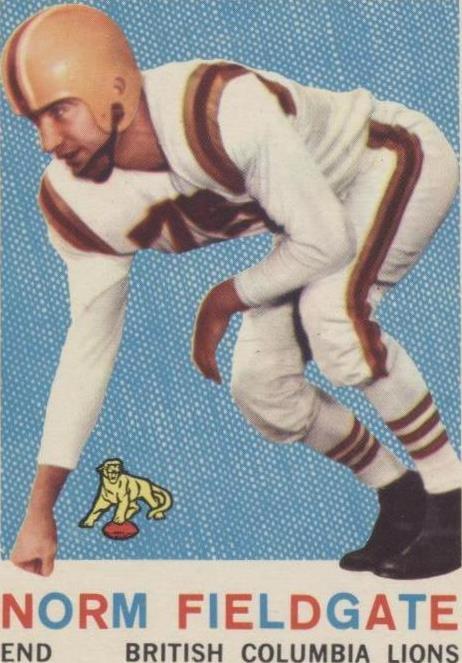 1959 Topps CFL Norm Fieldgate #16 - 1 of 2