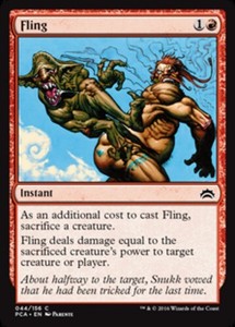 Fling x4 - Planechase Anthology - NM-Mint, English - Planechase Anthology
