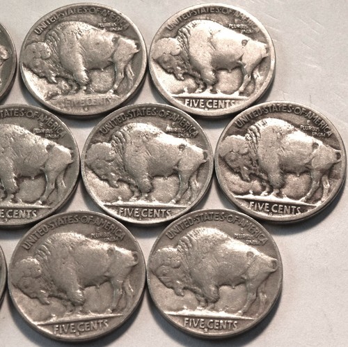 Lot (10) Better Buffalo Nickels 1913 P S Ty 1 1914 S 1916 D 1921 S 1923 S 1931 S - Picture 8 of 8
