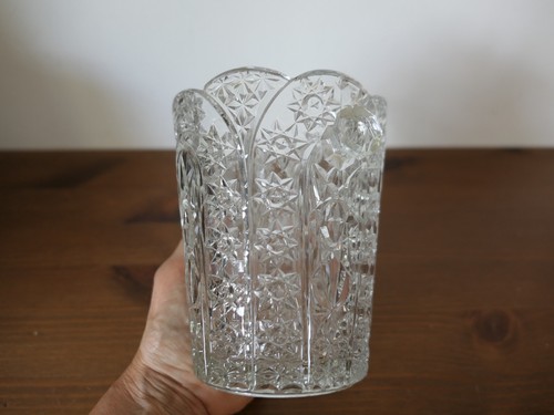 Seau à glace glaçons ancien en cristal ciselé - Imagen 13 de 13