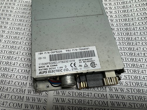 Alps Electric DF354H022F 3.5" 1.44mb Floppy Drive Black Bezel 06P5226 76H091 - Picture 2 of 2