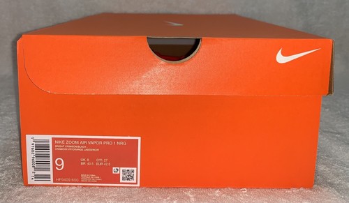 NIKE ZOOM AIR VAPOR PRO 1 NRG FOOTBALL CLEATS HF9409 600 MEN'S SZ 9 CRIMSON NIB - Picture 11 of 11