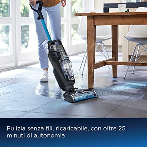BISSELL CrossWave C6 Cordless | Lavapavimenti Multi-Superficie 3-in-1 per pulizi - Foto 2 di 4