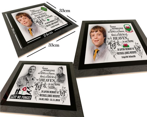 Lápida cementerio, lápida personalizada, foto tumba conmemorativa. - Imagen 12 de 19