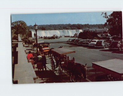 #ad Postcard Carriages Oakes Gardens Niagara Falls Ontario Canada $9.95