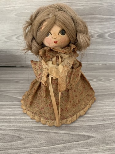 Vintage Holz Spielpuppe Reuge Schweizer Musikwerk. Twist For Music. Selten - Bild 1 von 8