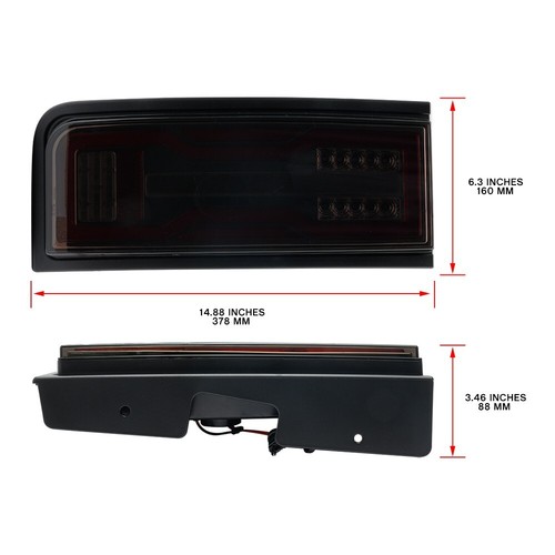 For 2005-2009 Hummer H2 SUV Smoked LED Tail Light Turn Signal Reverse Brake Lamp - Bild 12 von 18