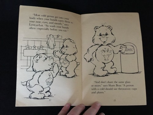 Vintage The Care Bears Help Chase Colds Book Activities Coloring Puzzles Dorsey - Picture 6 of 12