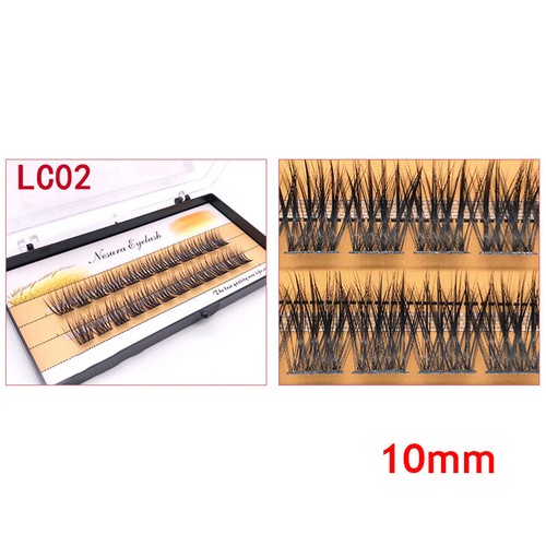 8-16mm Mix Volume Cluster Eyelash Extension Individual Russian False Mink Lashes - Picture 10 of 17