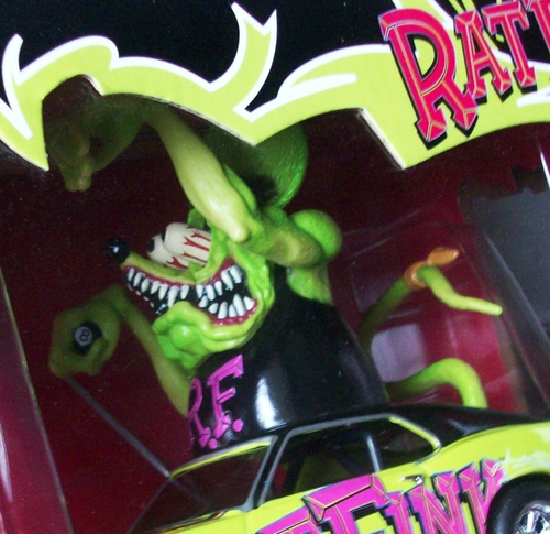 FIGURINA MATCO TOOLS ED ROTH RAT FINK 1969 FORD MUSTANG AUTO PRESSOFUSA "BANCA" SIGILLATA - Foto 3 di 6