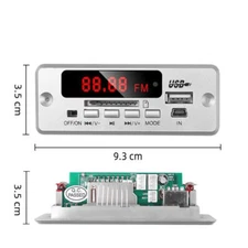 MP3 Player Decoder Board 12V Bluetooth 5.0 Car Auto TF USB FM Radio Module Kit
