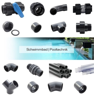 PVC Fittings | Kugelhähne | Winkel | T-Stücke | Muffe | Rohre | Verschraubung |