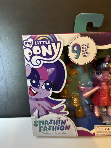 My Little Pony Smashin' Moda Crepúsculo Brillo Figura Juguetes Niñas 9 Piezas NUEVO - Imagen 2 de 4