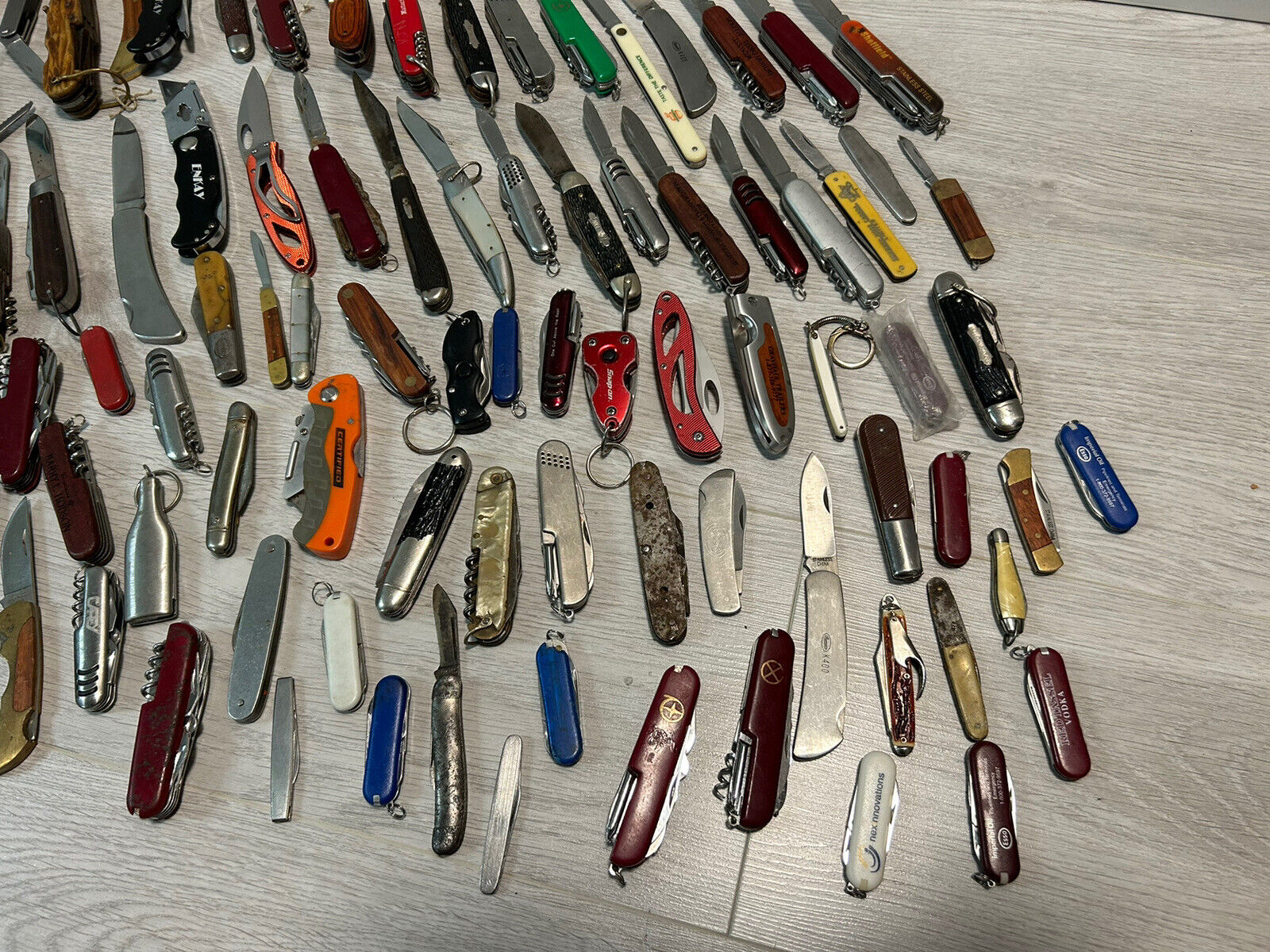 Lot of 100 Vintage To Modern Pocket Knives To All Purpose Knife Sets✅