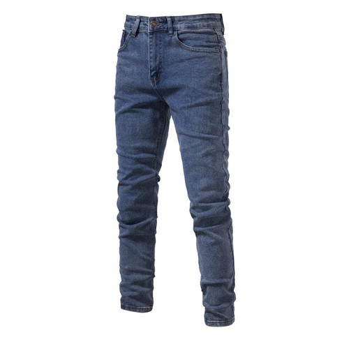 Men's Slim Fit Straight Denim Jeans Pants - Picture 19 of 58