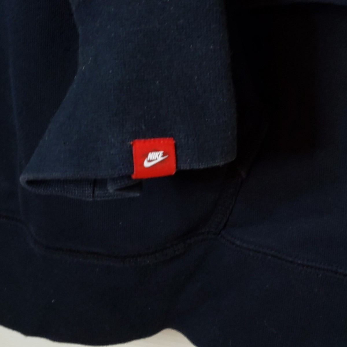 NIKE Red Tag Men s Black Large Spell Out Swoosh Pull Over Hoodie Sweatshirt XL eBay