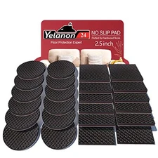 Non Slip Furniture Pads 24 Pcs 2.5" Furniture Grippers Non Skid For Furniture Le