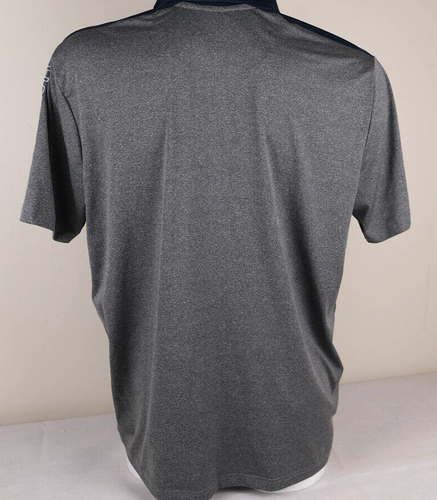 Hawke and Co Grey and Navy Golf polo. Mens Activewear Size L Lightweight - Picture 6 of 8