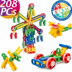 COSSY-208Pcs-STEM-Learning-Toy-Educational-Building-Blocks-Engineer-Construction