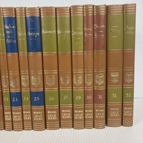 1952 Great Books of the Western World 23 volume lot - Encyclopedia Britannica - Picture 3 of 17