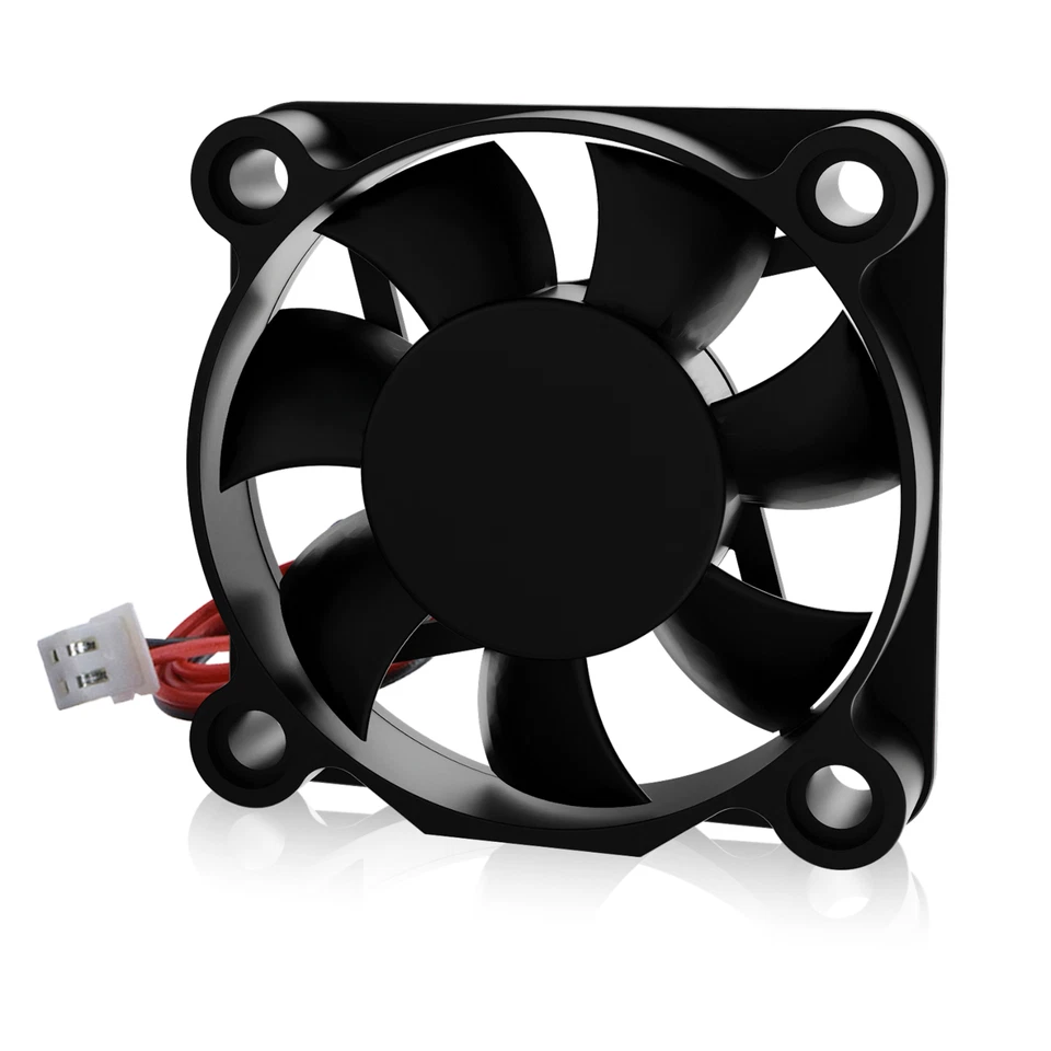 Lüfter 12V 25x25 bürstenlos PC 25mm x 25mm 2,5cm Mini Axiallüfter Gehäuselüfter - Bild 3 von 4