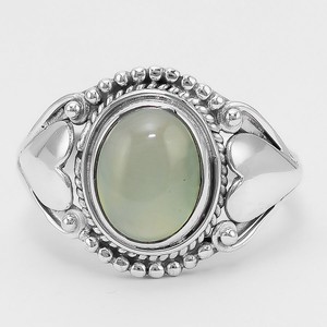 Prehnite-925-Sterling-Silver-Handmade-Ring-Jewelry-s-8-5-SDR29765
