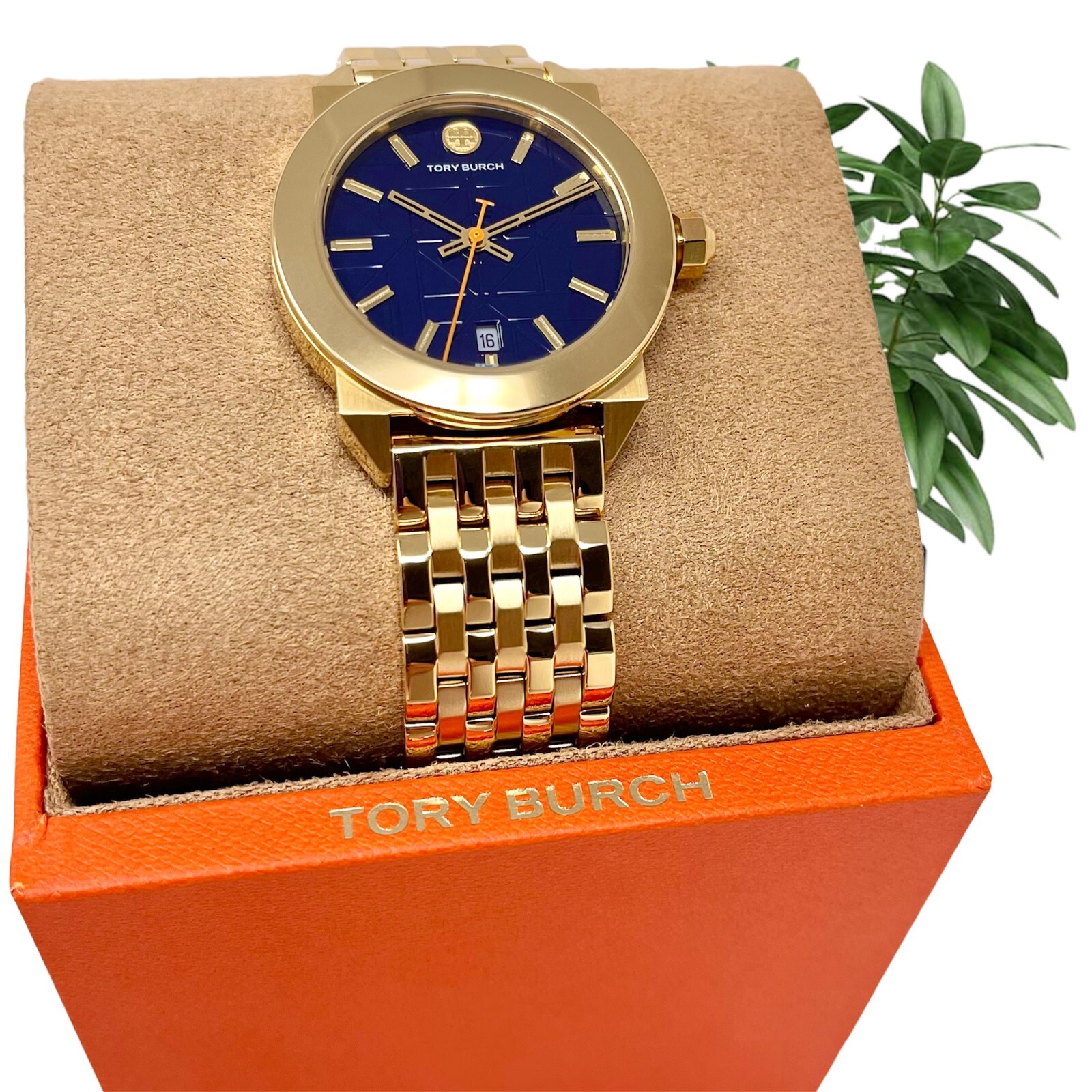 TORY BURCH Whitney Gold-tone Smooth Enamel Finish Watch TBW8003; 100%  Authentic 796483340213 | eBay