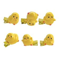 Cartoon Clip Hair Clip Little Girls Metal Headdress 3D Chicken Chick Shape