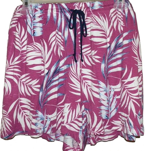 2 PCS SOLID PURPLE TOP & FLORAL SHORTS JOYSPUN PAJAMA SLEEP LOUNGE POCKETS 2X - Picture 10 of 10