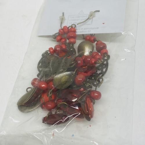 Neu Damen Ohrringe hängen filigran Einzelpaar Modeschmuck 4"" lang - Bild 10 von 13