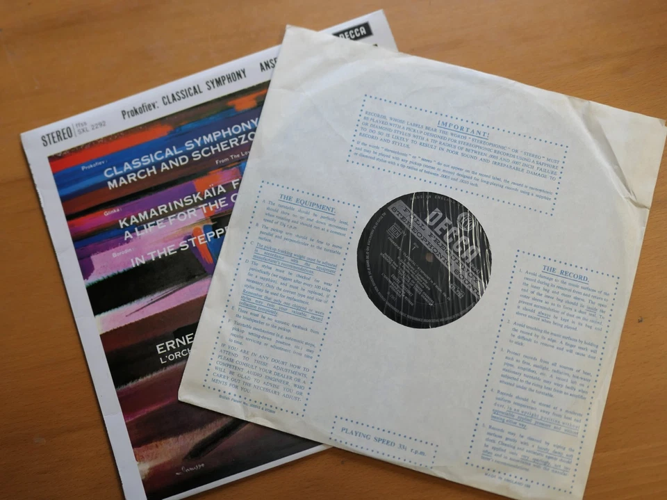 SXL 2292 ED2 Prokofiev Classical Symphony Ansermet NEAR MINT Decca WBg - Image 4 of 4