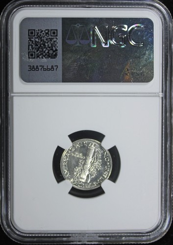 1942 PROOF MERCURY DIME NGC PF-65 (2531808) - Picture 3 of 4