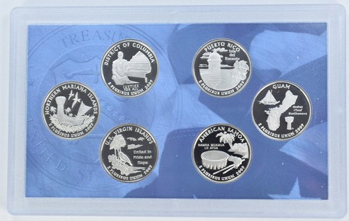 2009-S Territorial 6 coin Quarter Proof Set No Box/COA No Reserve