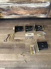 Four Vintage Russwin Mortise Locks Door Inserts Hardware
