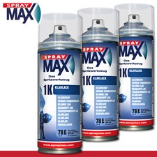 Kwasny SprayMax 3 x 400 ml 1K Klarlack transparent glänzend Versiegelung