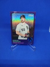 2022 Topps Heritage Hot Box Chrome Purple Refractor Carlos Rodon #185