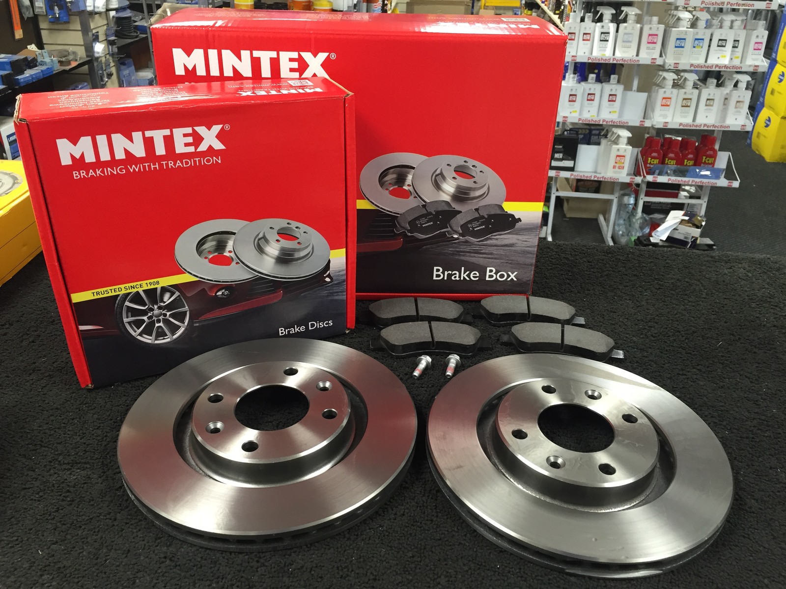 New Peugeot 207 1.4 16V Hatch Genuine Mintex Front Brake Disc /& Pad Set