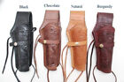 Hand Tooled Leather Gun Holster Made for Cowboy Revolver - Western Style