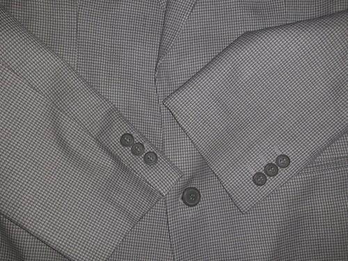 Vintage Pure New Wool Tweed Jacket, Green, Giacca 100% Lana 50 IT, Size 40 UK - Imagen 3 de 7