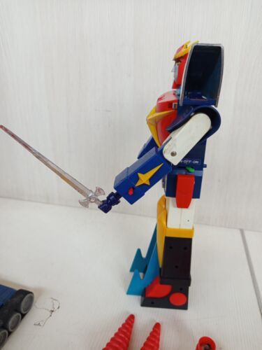 Vintage Robot battery operated Daitarn III 3 Giant Jumbo incompleto - Foto 15 di 24