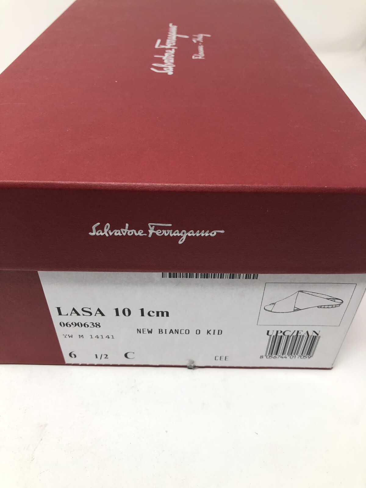 New Salvatore Ferragamo Womens White White White shoes Slides Ladies Sandals Size 6.5 37 f3f94a New Salvatore Ferragamo Womens White White White shoes Slides Ladies Sandals Size 6.5 37 f3f94a