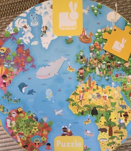 Details About Janod World Map Jigsaw Puzzle 300 Pieces Games Toys Kids Used Once Show Original Title