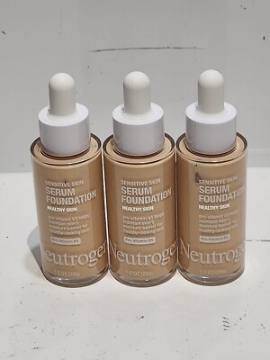 -3- Neutrogena Healthy Skin Sensitive Skin Serum Foundation Light 01 Sheer Natur