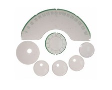 USA-Made! 1959-62 Chevy Corvette Instrument Lens Set New Trim Parts!