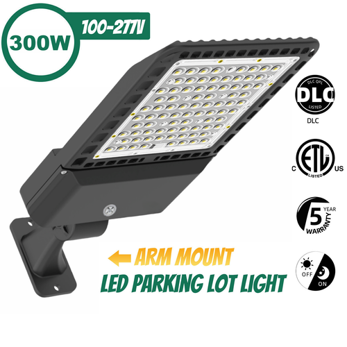 Boîte à chaussures LED 300W éclairage de stationnement éclairage de rue commercial 42000LM 5500k - Photo 1 sur 10