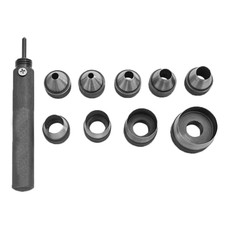 11pc Heavy Duty Hollow Punch Kit W//Case Tool Set Gasket Leather Rubber Holes