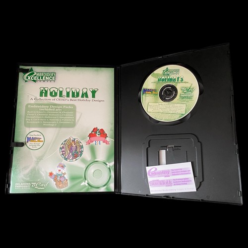 NEW OESD Embroidery Excellence Holiday 310 Embroidery Designs Multi-Format CD - Picture 3 of 3