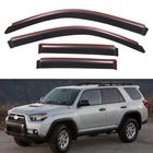 For 2003-2009 Toyota 4Runner In-Channel Window Vent Visors Sun Rain Wind Guards