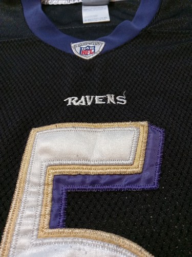 Vintage Joe Flacco Jersey Youth XL Black Baltimore Ravens Alternate Reebok NFL - Picture 4 of 20