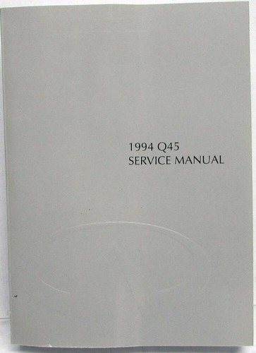 1994 Infiniti Q45 Service Shop Repair Manual - Boxed Glovebox Edition - Picture 3 of 7